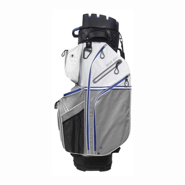 Fastfold 10" Polaris vagn bag - Grey/white/Blue