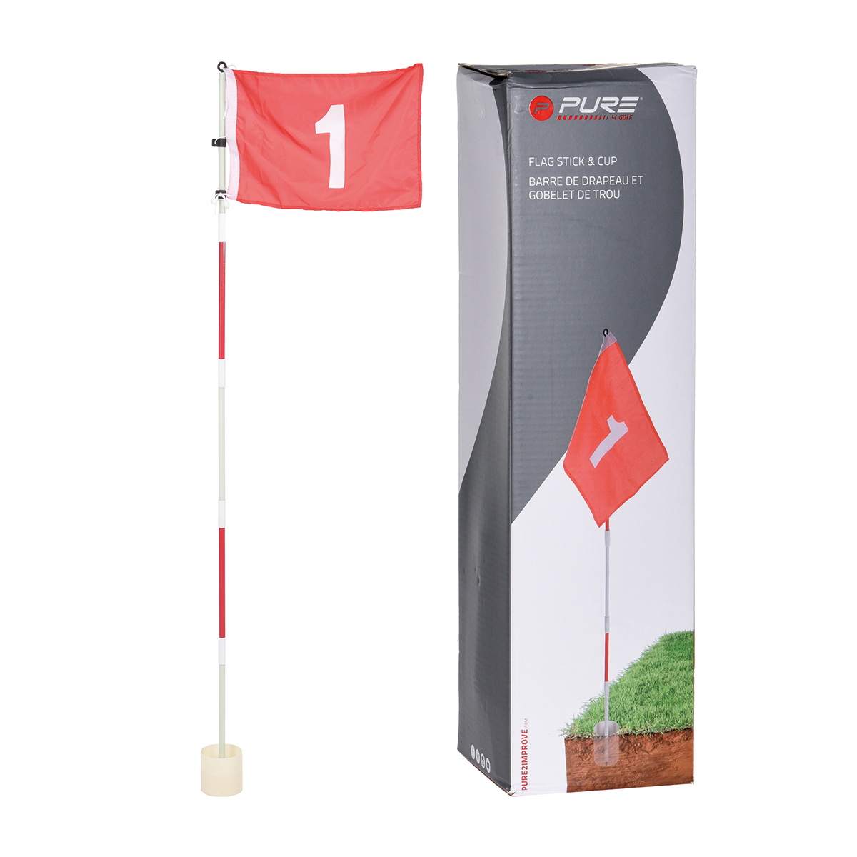 P2I Flag, Stick & Cup